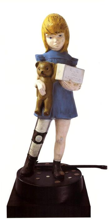 Charity - Maquette by 
																	Damien Hirst