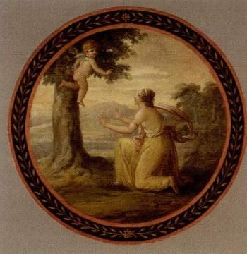 Allegorical scenes by 
																			Antonio Zucchi