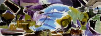 Foliage by water 8 by 
																	Ivon Hitchens