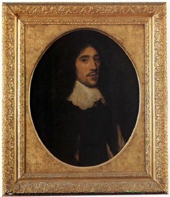 Portrait of gentleman wearing white lace collar by 
																	Cornelius de Neve