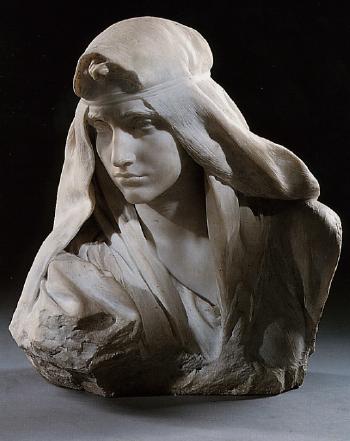 Bust of woman by 
																	Francesco Ierace