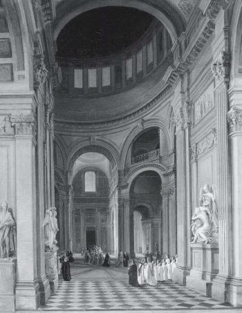 Entry of the Lords into St Paul's Cathedral by 
																	Carl Ludwig Rundt