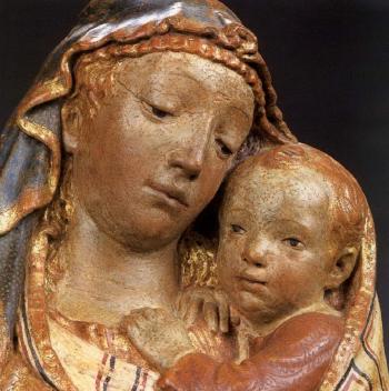 Madonna with Child by 
																			Lorenzo Ghiberti