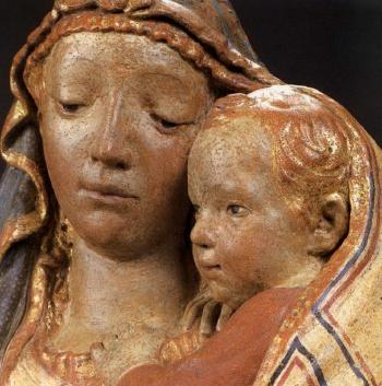 Madonna with Child by 
																			Lorenzo Ghiberti