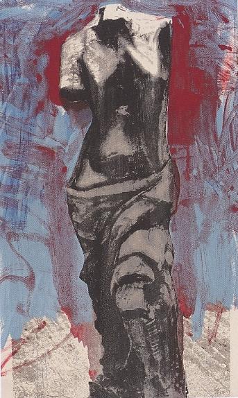 Red, white and blue Venus for Mondale by 
																			Jim Dine