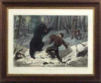 The life of a hunter by 
																	 Currier and Ives