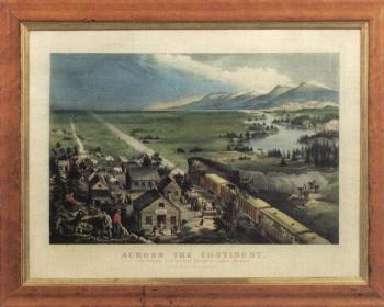 Across the continent by 
																	 Currier and Ives