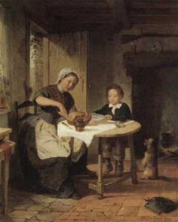 Meal time by 
																	Alfred Mudge