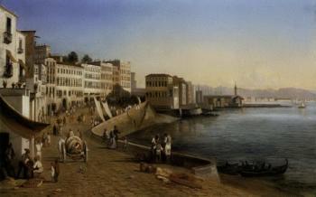 View over Naples by 
																	Felix Fouilhouze