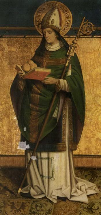 Saint Nicholas of Bari by 
																	Bartholome Zeitblom