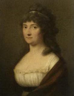 Portrait of a gentleman. Portrait of a lady wearing a white dress by 
																			Friedrich Oelenhainz