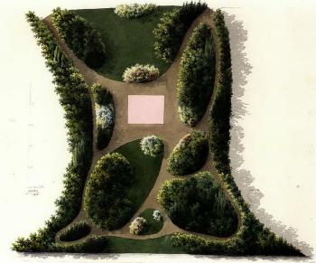 Design for a garden by 
																	Johan David Zocher