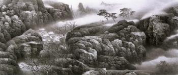 Landscape by 
																			 Yue Zhenwen