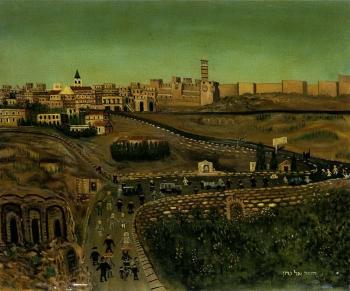 The way to Jerusalem by 
																	Moshe Elnatan