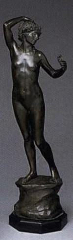 Standing female nude by 
																	Frederick James Halnon