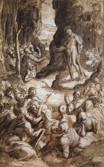 Preaching of St. John the Baptist by 
																	 Balducci