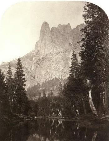 Yosemite valley by 
																			Albert Bierstadt