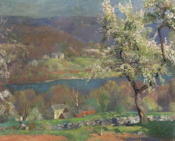 Byram Hills, springtime by 
																	Daniel Garber