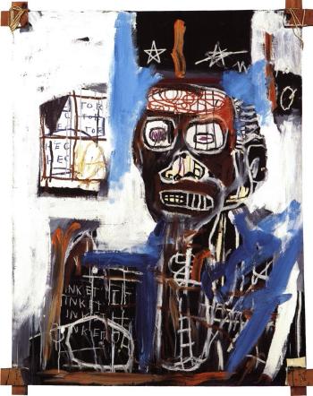 Low pressure zone by 
																			Jean-Michel Basquiat