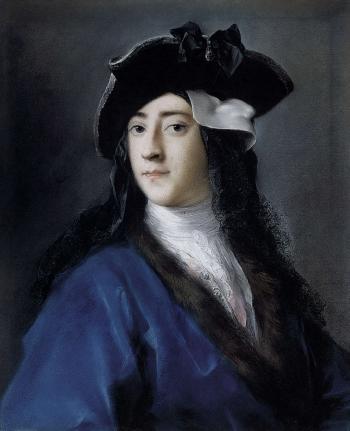 Portrait of Gustavus Hamilton, 2nd Viscount Boyne by 
																			Rosalba Carriera