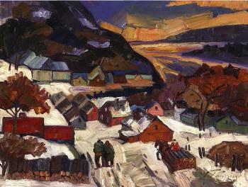 Charlevois in winter by 
																	Armand Tatossian