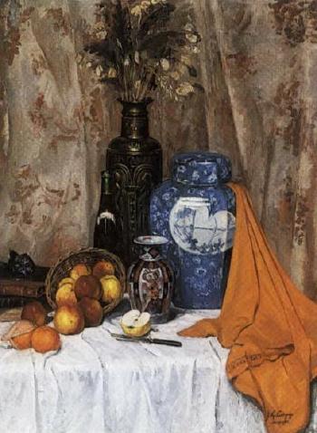 Le vase bleu by 
																	Georges van Extergem