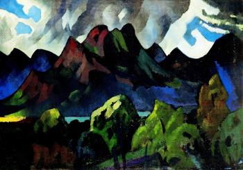 Mountains, Brannenberg by 
																	Adolf Erbsloh