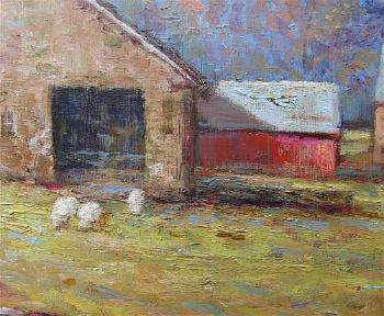 Spring sheep - Tinicum by 
																			Jim Lukens