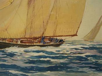 Nautical scene by 
																			Jack Coggins