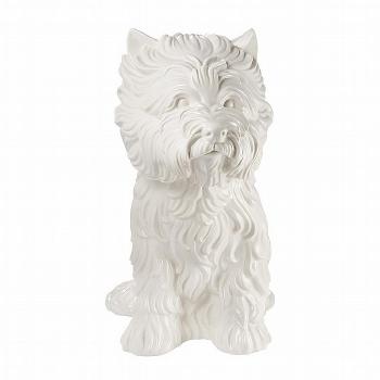 White Puppy by 
																	Jeff Koons
