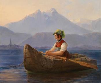 The fisherwoman by 
																	Andreas Passy