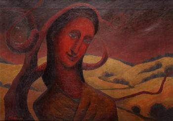A Gothic Madonna from the Šumava Foothills by 
																	Jindrich Vydra