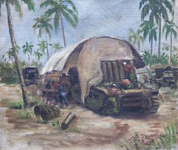 Camouflaging Tanks by 
																	John Frawley