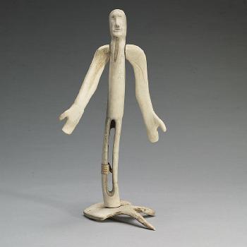 Standing figure by 
																	Peter Assivaaryuk