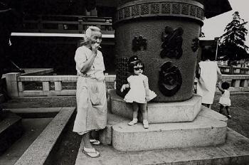 Sensoji-Temple, Taito-ku, August 20, 1965 by 
																	Yutaka Takanashi