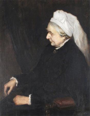 Portrait of Mrs. Edward Wheler (1808-1906) by 
																	Lewis Charles Powles