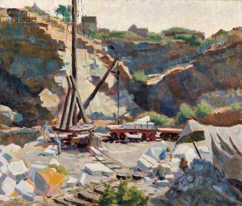 Rockport quarry by 
																	Agnes Anne Abbot