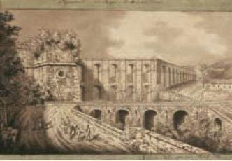 Aquaduct zu Neppi, 20 Mill. Von Rom by 
																	Adolph Eltzner