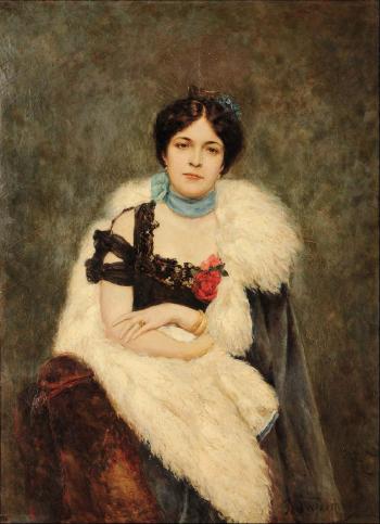 Ritratto di Anna Nikolaevna Kutukova, consorte di A.A. Svedomskij by 
																	Paul A Swedomsky