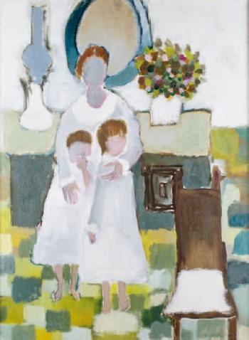 Mère et enfants by 
																	Elizabeth Magnard