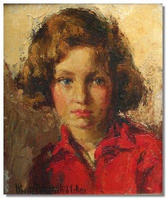 Portrait of a girl by 
																	Uberto Pallastrelli de Celleri