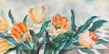 Tulips by 
																	Yuriko Igarashi