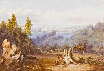 Views of the Dumaresq estate of St Helier's at Muswellbrook, New South Wales by 
																	Christiana Susan Dumaresq