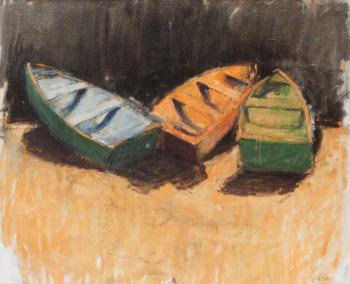 Rowing boats by 
																	Torsten Erasmie