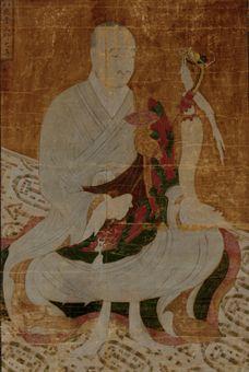 Portrait of the monk Hwaneungdang by 
																	 Jeongil