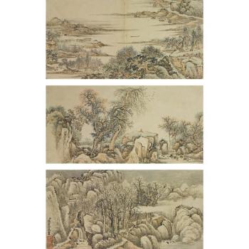 Landscapes by 
																	 Zhang Ruocheng