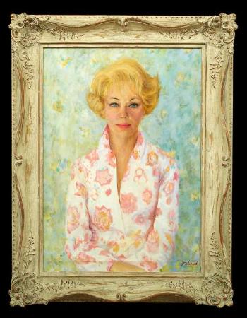 Portrait of Mrs. Ann B. Sakowitz by 
																	Jean Gilbert Tabaud