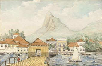Botafogo Bay looking across to the Corcovado, Rio de Janeiro by 
																	Franz Josef Fruhbeck