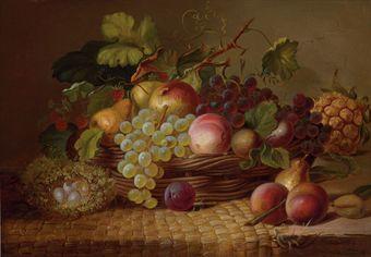 Still Life with Fruit by 
																	Eliza B Duffey