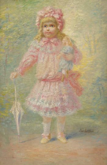 Jeune fille à la poupée by 
																	Jean Eyckelbosch